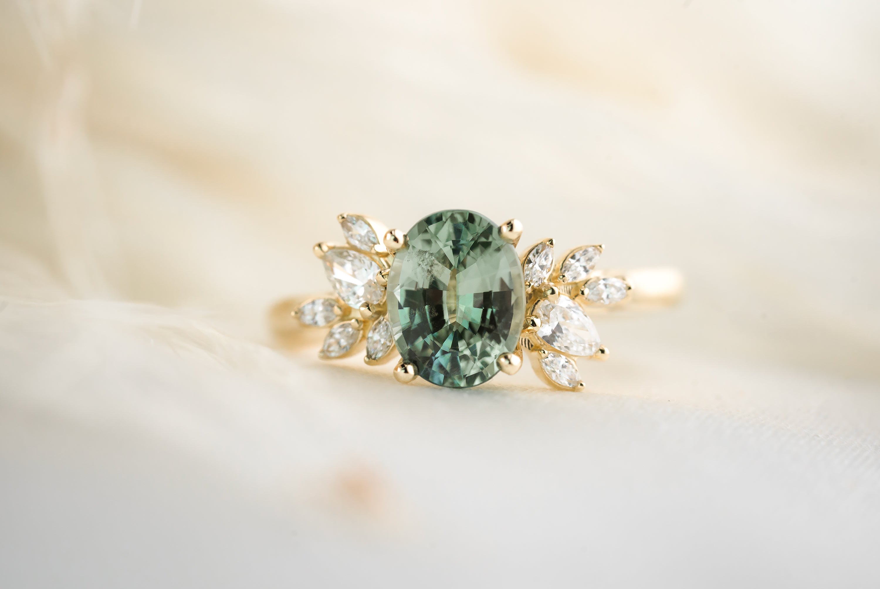 Natural Oval Blue Sapphire Gemstone Ring, Ceylon Neelam Ring - Shraddha  Shree Gems